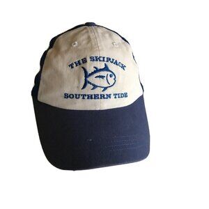 Skipjack Southern Tide Hat Baseball Cap Embroidered Snapback Mesh Back
